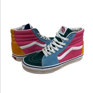 Vans Sk8-Hi Classic Colorblock Sneakers Size 7